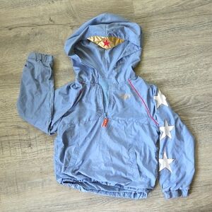 Wonder Woman Blue Hooded Wind Breaker